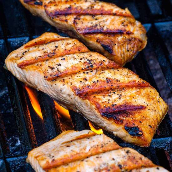 Order Grilled Salmon Entree food online from Habeeb Grill By Pita Grill And Creperie store, Franklin on bringmethat.com