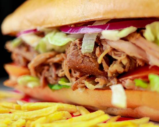Order Cuban Sandwich food online from Chimiking Restaurant store, Orlando on bringmethat.com