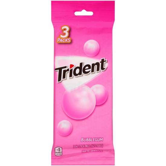 Order Trident Multipack Gum, Bubblegum, 42 CT food online from Cvs store, DOVER on bringmethat.com