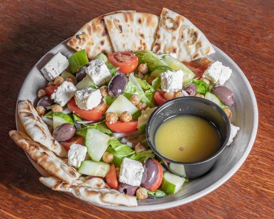 Order The Mediterranean Salad food online from Wild Onion Brewery & Banquets store, Barrington on bringmethat.com