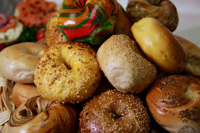 Order Bagels food online from Long Island Bagel Cafe store, Scarsdale on bringmethat.com