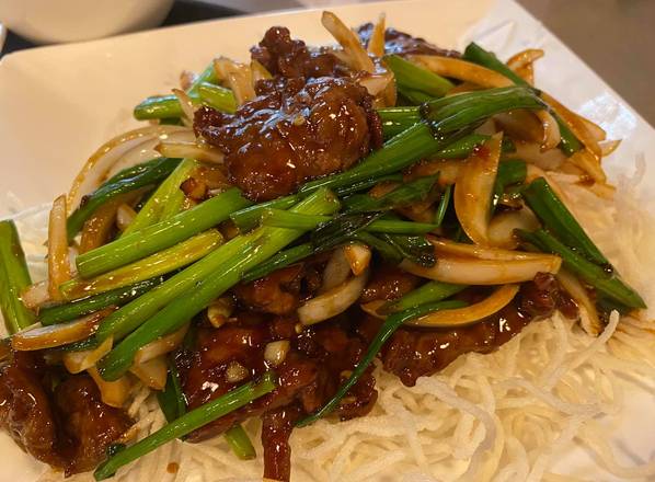 Order Mongolian Pork food online from Rice Bistro store, Port Orange on bringmethat.com