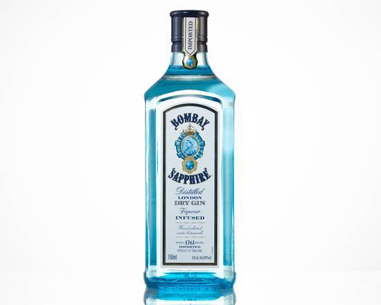 Order Bombay Sapphire, 750mL gin (47.0% ABV) food online from Pgi Liquors store, Punta Gorda on bringmethat.com