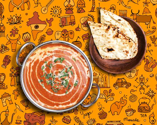 Order  Butter Chicken Peshawari & Roti Tandoori food online from Gunpowder Cafe store, Laurel on bringmethat.com