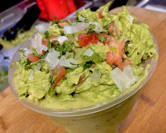 Order GUACAMOLE SIDE 2 oz. food online from beans and limes store, Van Nuys on bringmethat.com