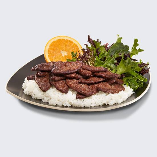 Order Plantspired Steak Plate food online from Waba Grill store, Anaheim on bringmethat.com
