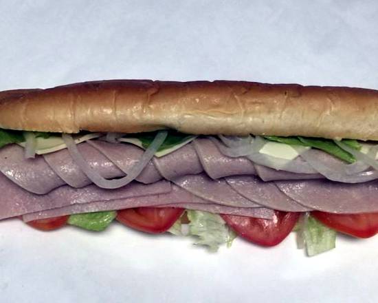 Order (12") whole cold turkey & cheese  food online from Kenny's Sub Shop store, Beltsville on bringmethat.com