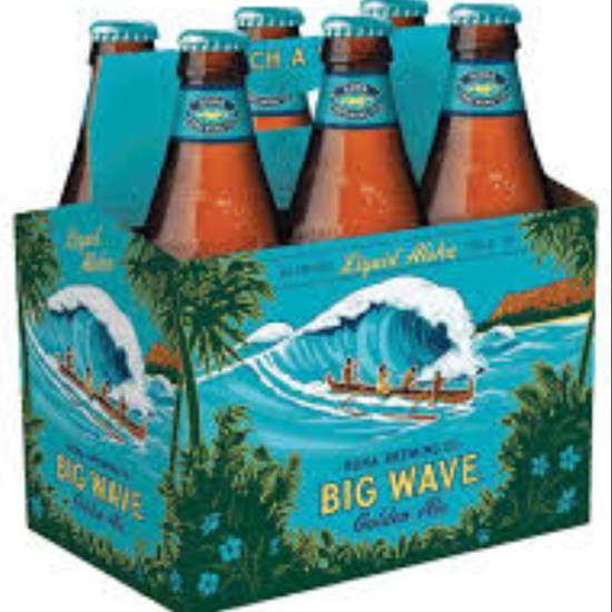 Order BIG WAVE GOLDEN ALE 6PK  food online from Duke Liquor & Jr. Market store, Los Angeles on bringmethat.com