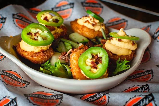 Order Not Your Mama's Deviled Eggs food online from #204 Bad Daddy Burger Bar store, Greenwood Village on bringmethat.com