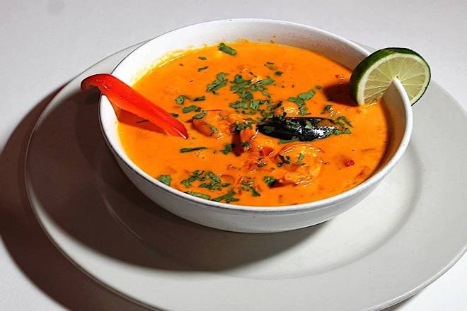 Order Seafood Gumbo (Chupe de Mariscos) food online from La Granja store, Hollywood on bringmethat.com