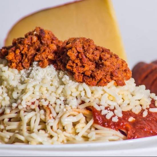 Order Spaghetti de Chorizo food online from La Cubanita Pizzeria Corp store, Hialeah Gardens on bringmethat.com
