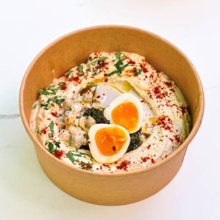 Order MESABECHA HUMMUS food online from Abbale Telavivian Kitchen store, Miami Beach on bringmethat.com
