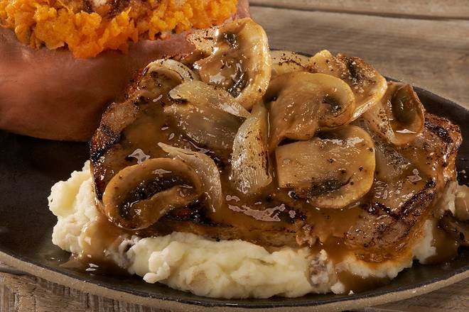 Order Grilled Meatloaf food online from Logan's Roadhouse store, McAllen on bringmethat.com