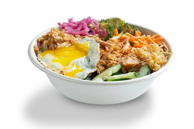 Order Korean BBQ Pork Warm Rice Bowl food online from Corelife Eatery store, Grandville on bringmethat.com