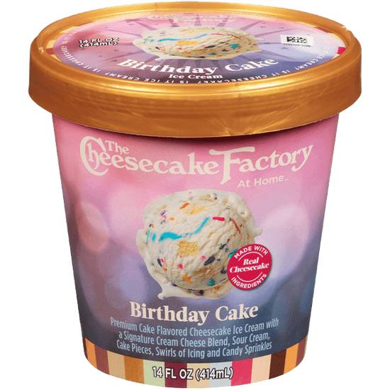 Order Cheesecake Factory Birthday Cake Ice Cream 14oz food online from Casey store, Omaha on bringmethat.com