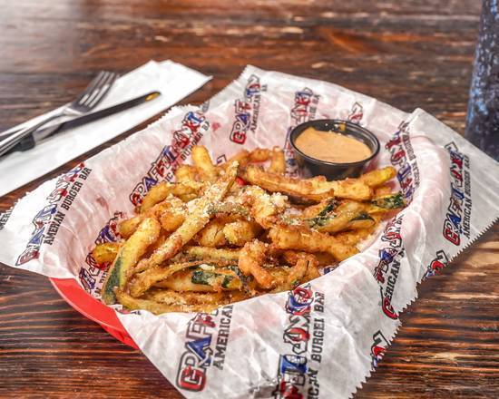 Order Zucchini Fries food online from Graffiti Junktion Llc store, Orlando on bringmethat.com