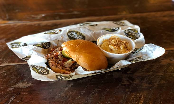 Order Kid BBQ Sandwich food online from Edley's Bar-B-Que store, Nashville on bringmethat.com