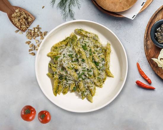 Order Pesto Pasta (Penne) food online from Palazzo Pasta House store, Hartford on bringmethat.com