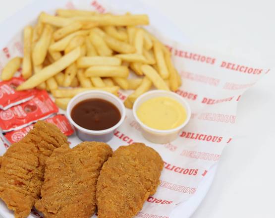 Order Chicken Fingers + French Fries food online from King's Pizza store, Daytona Beach on bringmethat.com