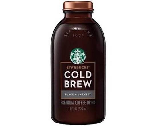 Order Starbucks Cold Brew Black • Unsweet 11oz  food online from George's Market store, San Francisco on bringmethat.com
