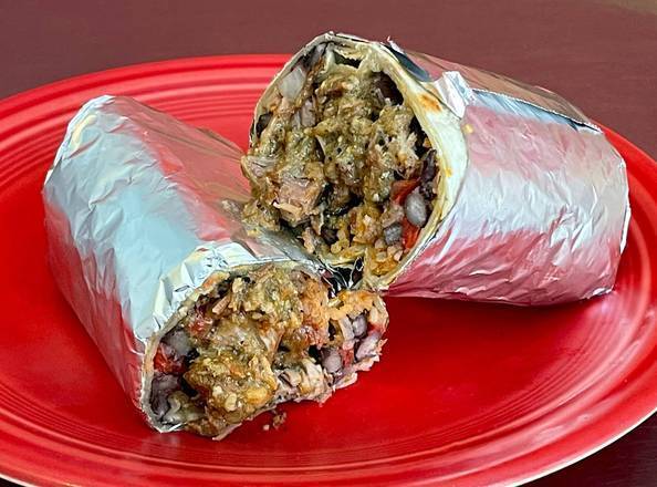 Order Valencia Chile Verde Burrito by Papalote food online from Barzotto store, Palo Alto on bringmethat.com