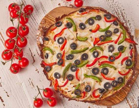 Order Pizza de Vegetales food online from Pa` Comer Cuban Pizza store, Hialeah on bringmethat.com