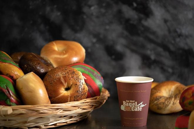 Order Hot Coffee (16oz) food online from Long Island Bagel Cafe store, Scarsdale on bringmethat.com