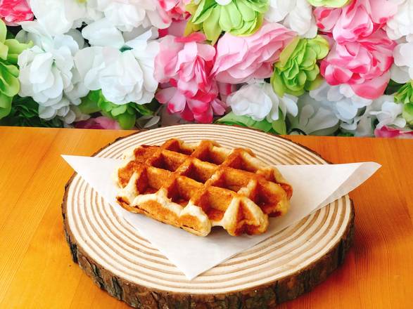 Order Belgian Waffle food online from Cup Of Blooms store, San Mateo on bringmethat.com
