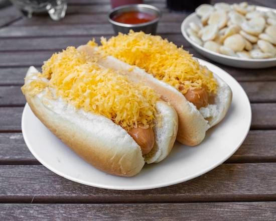 Order Hot Dog with Cheese food online from Cincy Sauce store, San Diego on bringmethat.com