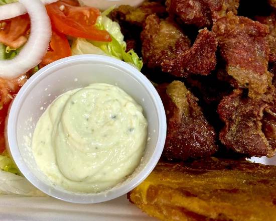 Order Fried Meat (Pork) food online from Beta Burger store, Orlando on bringmethat.com