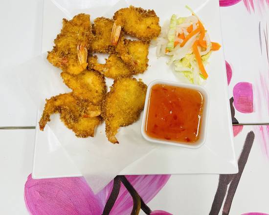 Order A3. Fried Shrimp Tempura (6) food online from Pho Binh Minh store, Maple Valley on bringmethat.com