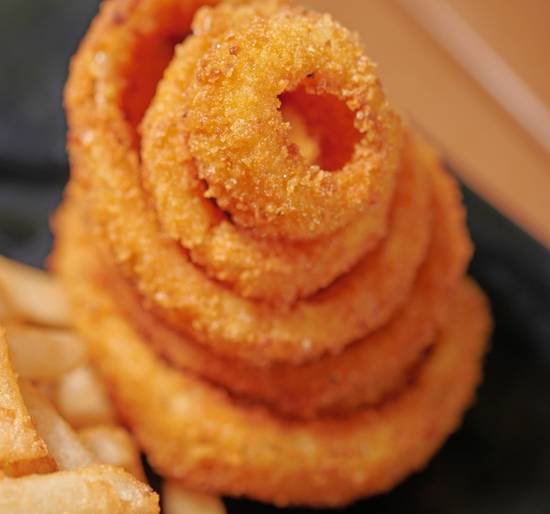 Order House Made Onion Rings food online from Holy Schnitzel store, Aventura on bringmethat.com