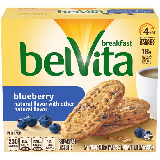 Order belVita Breakfast Biscuits, Blueberry, 8.8 OZ food online from Cvs store, MARTINEZ on bringmethat.com