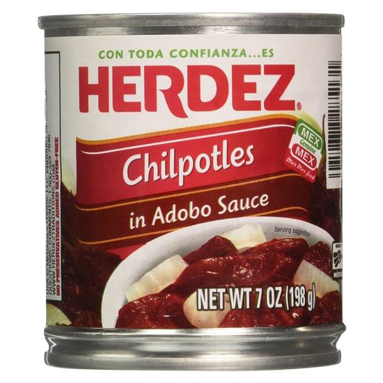 Order Herdez Chipotle Peppers in Adobo Sauce 7oz food online from Everyday Needs by Gopuff store, Santa Rosa on bringmethat.com