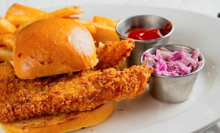 Order Breaded Cod Sandwich food online from Hamilton Walkers store, Champaign on bringmethat.com