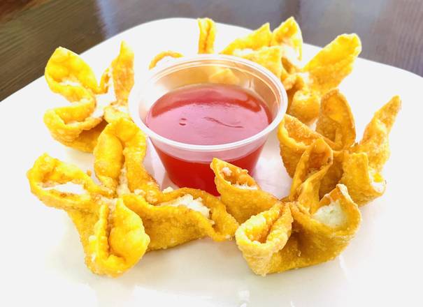 Order Krabmeat Rangoons (6 pcs) food online from No.1 Wok store, Davie on bringmethat.com