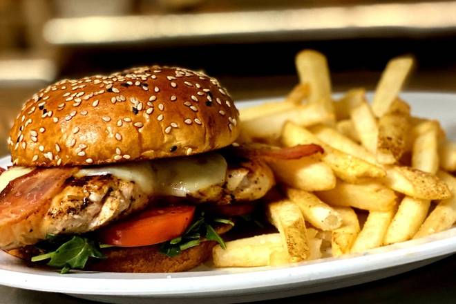 Order BACON CHEESE CHICKEN GRILLE food online from 54th Street Grill and Bar store, Saint Joseph on bringmethat.com