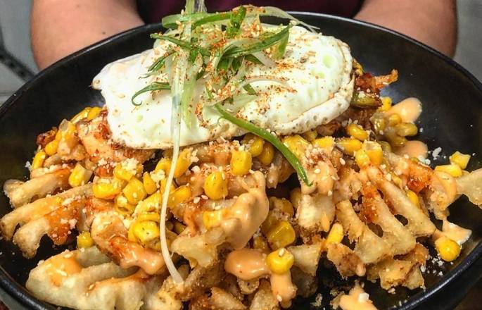 Order Loaded Kimchi Fries food online from Ramen Lab Eatery store, Boca Raton on bringmethat.com