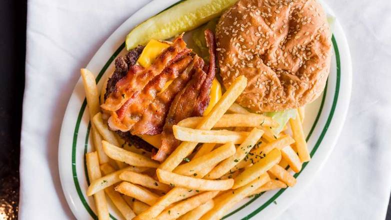 Order Bacon Cheeseburger food online from Maine Street Restaurant store, Hamtramck on bringmethat.com