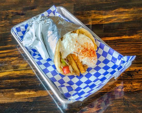 Order Chicken Gyro Pita Sandwich food online from Think Greek- Port St Lucie store, Port St. Lucie on bringmethat.com