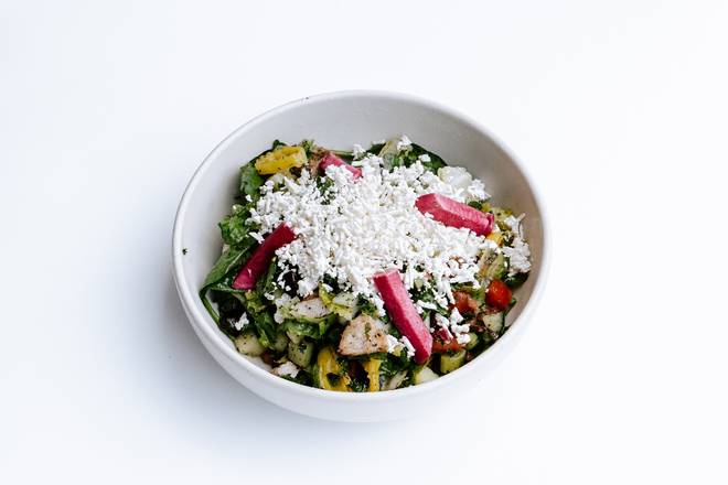 Order Greek Chicken Salad food online from Aladdin's Eatery store, Pittsburgh on bringmethat.com