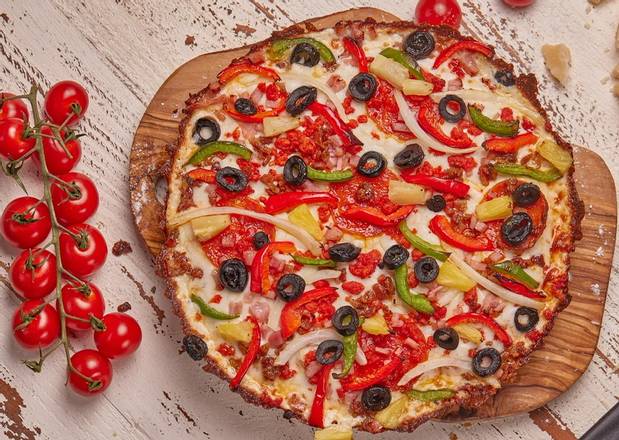 Order Pizza Mixta food online from Pa` Comer Cuban Pizza store, Hialeah on bringmethat.com