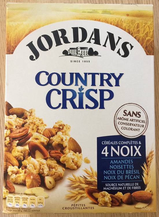 Jordans Country Chisp 4 Noix 550g