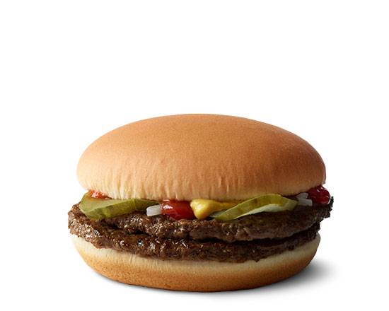 Order Double Hamburger food online from McDonald's - Alexandria at 507 MacArthur Dr. store, Alexandria on bringmethat.com