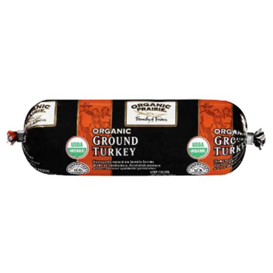 Order Organic Prairie Frozen Ground Turkey 12oz food online from Everyday Needs by Gopuff store, Tampa on bringmethat.com