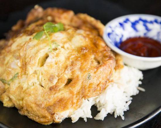 Order Kai Jiew (Thai Fried Omelet Over Rice) food online from Chao krung store, Los Angeles on bringmethat.com