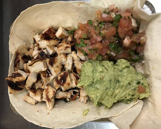 Order Chicken Burrito food online from The chicken shack catering store, New York on bringmethat.com
