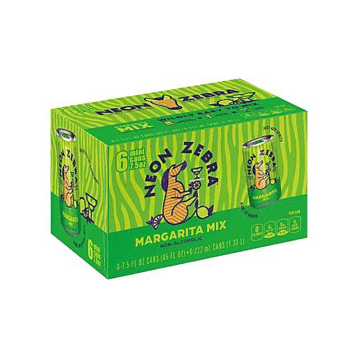 Order Neon Zebra Margarita Mix (6PK 7.5OZ) 133278 food online from Bevmo! store, Albany on bringmethat.com