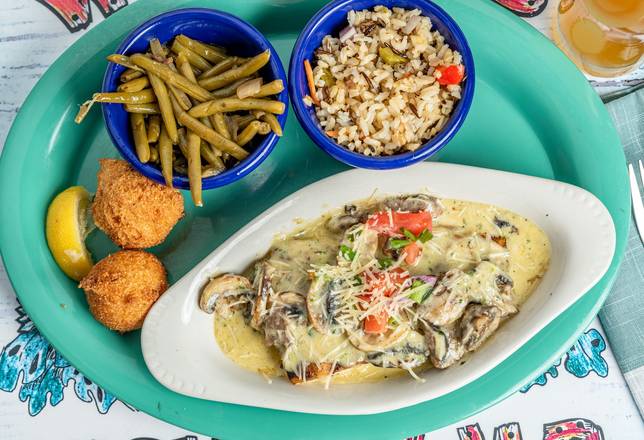 Order Stuffed Flounder food online from Whiteys Fish Camp store, Fleming Island on bringmethat.com