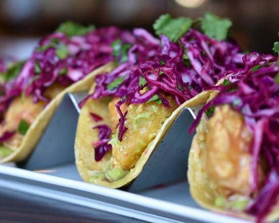 Order Bang Bang Shrimp Tacos food online from Post Office Cafe store, Babylon on bringmethat.com